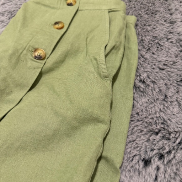 Linen Short Jumpsuit - Picture 4 of 10